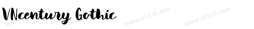 VNcentury Gothic字体转换
